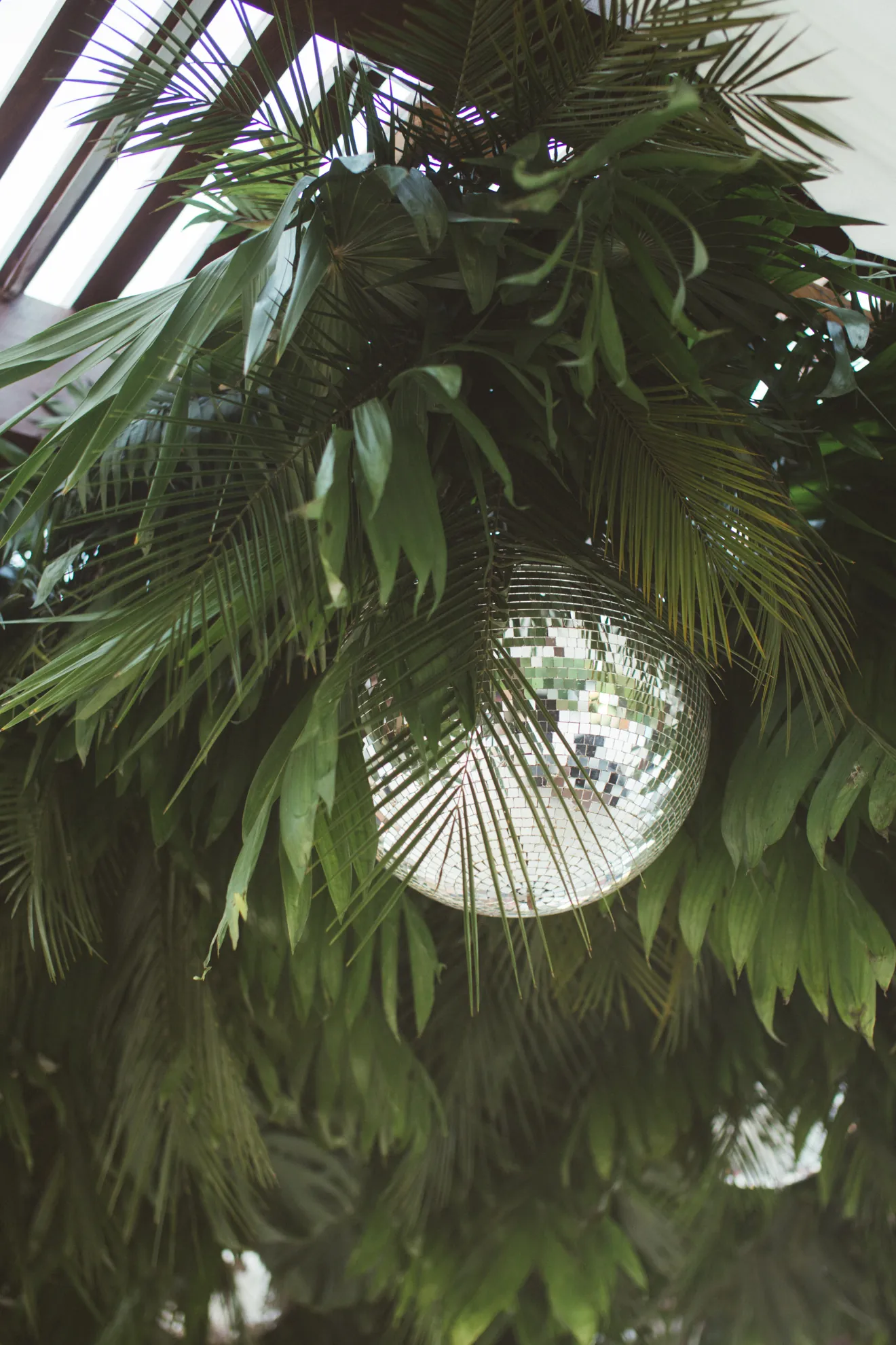 Decoración floral esférica