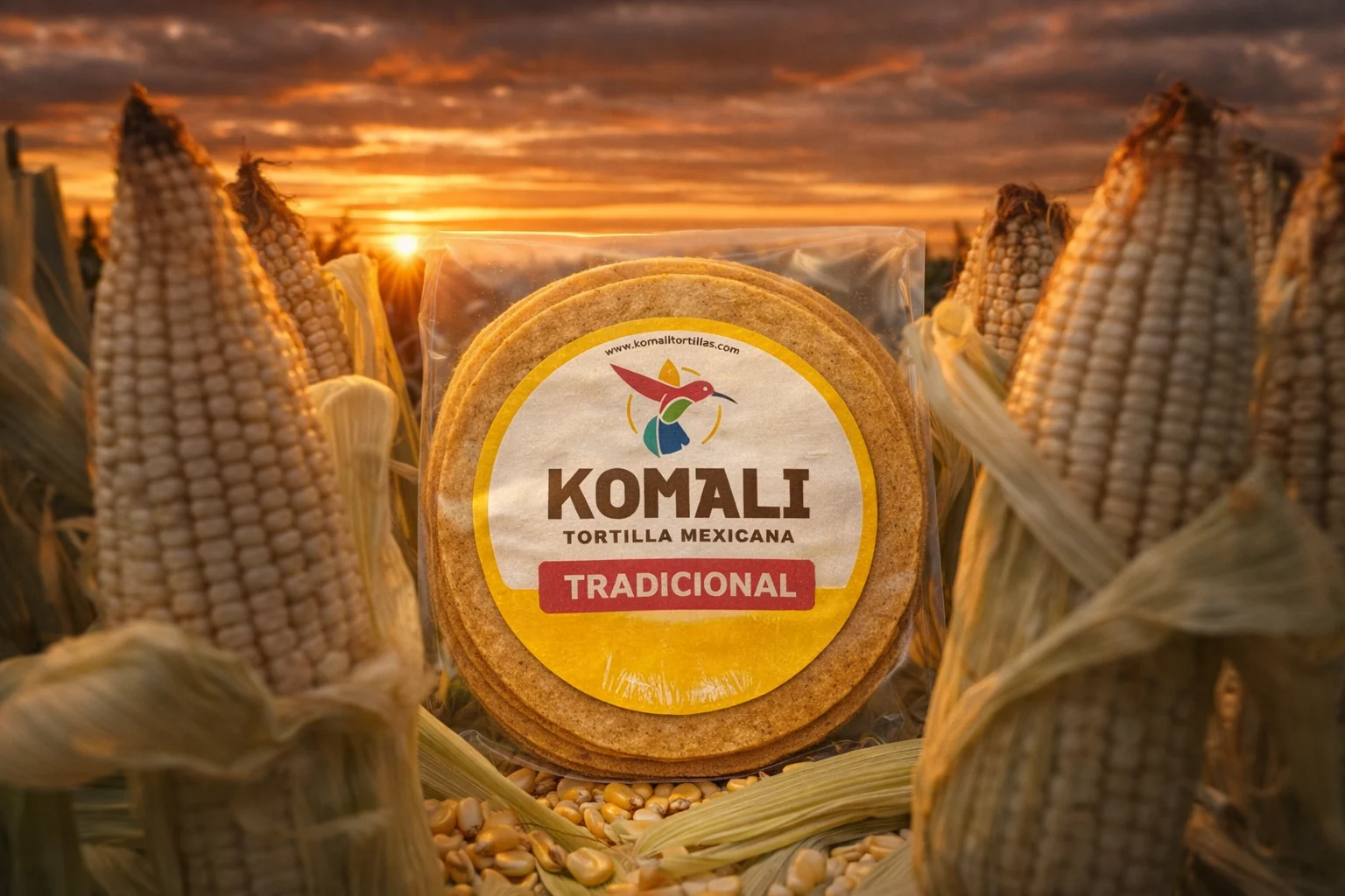 Komali Tortillas — dirección de arte y producto